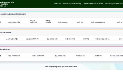 Gia Lai: Triển khai một số phần mềm hỗ trợ công tác phòng-chống dịch Covid-19