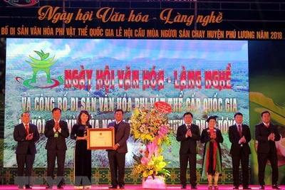 "Lễ hội cầu mùa của dân tộc Sán Chay" là DSVH phi vật thể