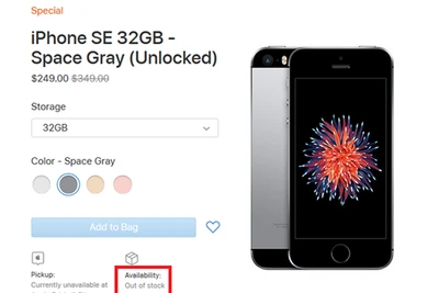 iPhone SE nhanh chóng hết hàng