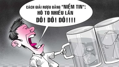 Sai lầm nguy hiểm khi dùng mẹo giải rượu