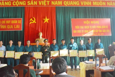 Triển khai nhiệm vụ quốc phòng, quân sự năm 2019