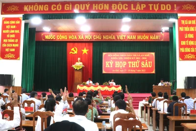 Kỳ họp thứ 6 HĐND thị xã An Khê thông qua 23 nghị quyết quan trọng