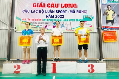 Kbang: Tổ chức giải cầu lông mở rộng năm 2022 lớn nhất từ trước đến nay