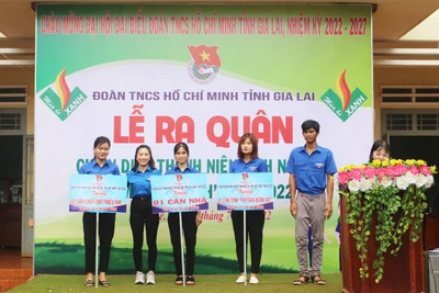 Gia Lai ra quân chiến dịch thanh niên tình nguyện "Mùa hè xanh"