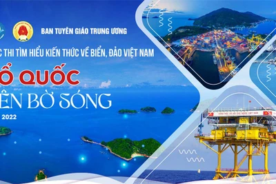 Hưởng ứng cuộc thi tìm hiểu về biển, đảo Việt Nam "Tổ quốc bên bờ sóng" 2022