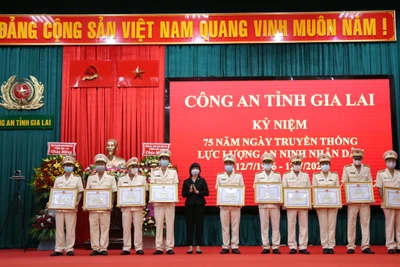 Lực lượng An ninh vì cuộc sống bình yên và hạnh phúc của người dân