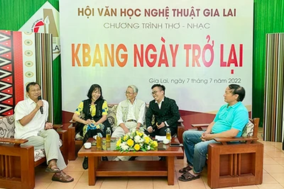 Hội Văn học Nghệ thuật Gia Lai tổ chức đêm thơ-nhạc "Kbang ngày trở lại"