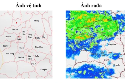 Gia Lai: Cảnh báo lốc, sét, mưa đá