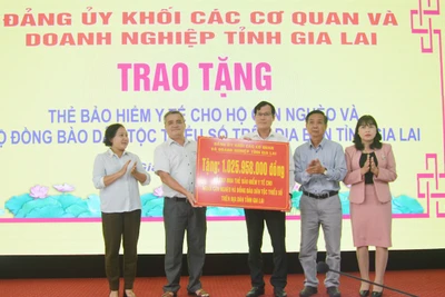 Gia Lai: Trao 23.176 thẻ bảo hiểm y tế cho hộ cận nghèo, hộ dân tộc thiểu số