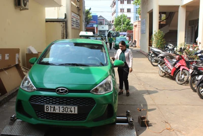 Kiểm định đồng hồ taximet đối với taxi Mai Linh Gia Lai