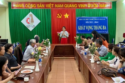 Đêm thơ-nhạc "Khát vọng tháng Ba"