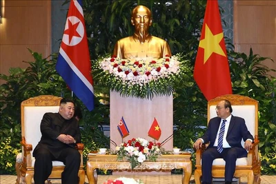 Thủ tướng Nguyễn Xuân Phúc hội kiến Chủ tịch Triều Tiên Kim Jong-un