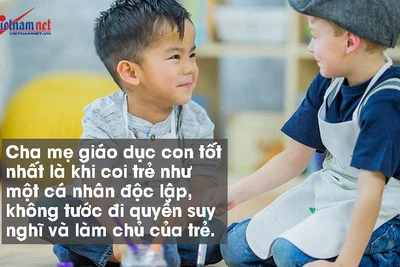 Trẻ có 5 biểu hiện này chứng tỏ cha mẹ đang dạy con đúng cách