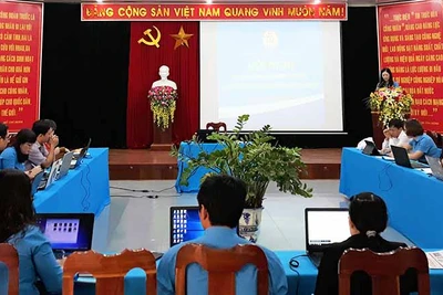 Gia Lai:Tập huấn sử dụng phần mềm quản lý đổi thẻ đoàn viên Công đoàn