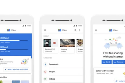 Google đổi tên và thiết kế lại ứng dụng Files Go
