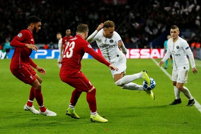 Neymar rực sáng, Liverpool gục ngã ở đại chiến thành Paris