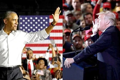 Trump-Obama tranh luận nảy lửa ở giai đoạn nước rút bầu cử giữa kỳ Mỹ