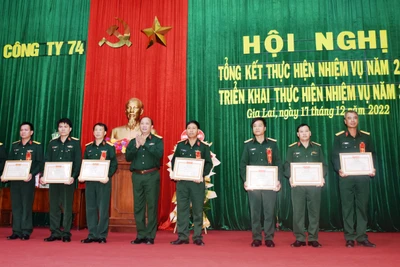 Tổng doanh thu Công ty TNHH một thành viên 74 đạt hơn 378 tỷ đồng