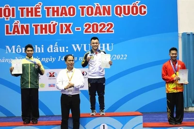 17 bộ huy chương đầu tiên của wushu đã có chủ nhân  