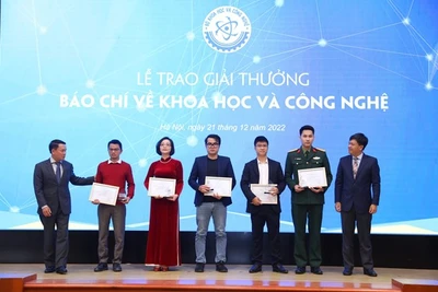 17 tác giả nhận Giải thưởng báo chí về khoa học và công nghệ năm 2021