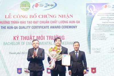 Trường ĐH Nông lâm TP HCM có thêm 4 chương trình đào tạo đạt chuẩn AUN