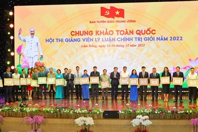 Chung khảo toàn quốc Hội thi Giảng viên lý luận chính trị giỏi: Nâng cao kiến thức, kỹ năng giảng dạy chính trị