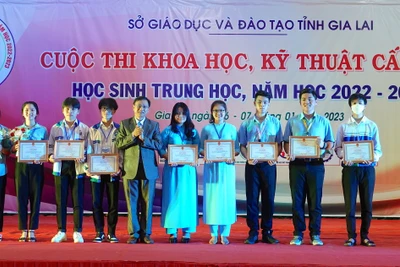 38 dự án đạt giải tại cuộc thi khoa học kỹ thuật cấp tỉnh