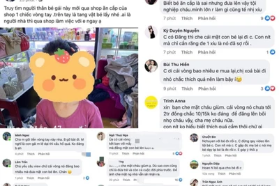 Bêu cháu bé lên Facebook, chủ shop bị phạt 25 triệu đồng