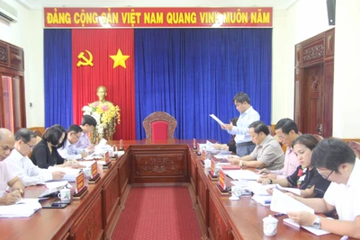 Phó Bí thư Tỉnh ủy làm việc với đoàn công tác Văn phòng TW Đảng