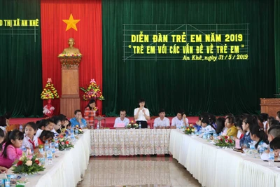 An Khê tổ chức diễn đàn trẻ em năm 2019