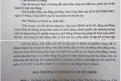 Nghi dùng bằng giả, Chủ tịch xã được cử về quê xác minh... chính mình!