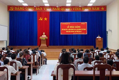 Khai giảng lớp cao cấp lý luận chính trị khóa 2019-2021