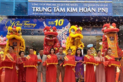 Khai trương trung tâm kim hoàn PNJ tại thành phố Pleiku