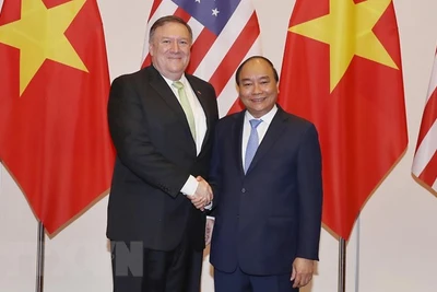 Thủ tướng Nguyễn Xuân Phúc tiếp Ngoại trưởng Hoa Kỳ Michael Pompeo