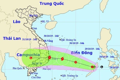 Áp thấp nhiệt đới gây sóng gió dữ dội trên Biển Đông, cảnh báo khẩn cấp