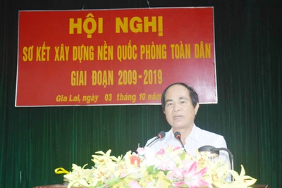 Gia Lai: Sơ kết 10 năm xây dựng nền quốc phòng toàn dân