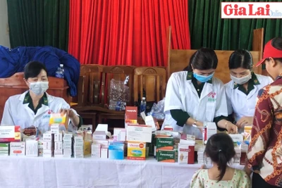 Bộ đội Biên phòng Gia Lai quan tâm chăm sóc sức khỏe người dân biên giới