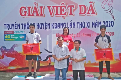 118 vận động viên tham gia Giải Việt dã truyền thống huyện Kbang