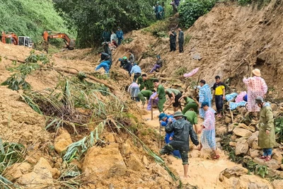 Tìm thấy thi thể nạn nhân mất tích trong vụ sạt lở ở Quảng Nam