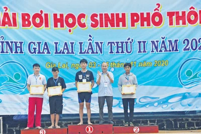 Giải Bơi học sinh phổ thông tỉnh Gia Lai: Nhiều bất ngờ thú vị