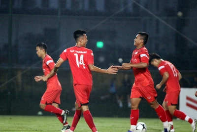 U22 Việt Nam thắng đậm U21 Nam Định 4-0, kết thúc đợt tập trung tháng 11