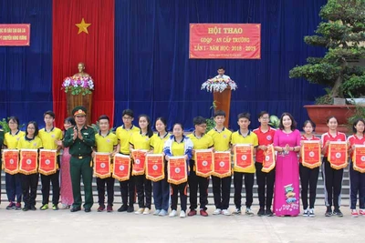 Hội thao giáo dục quốc phòng-an ninh học sinh THPT tỉnh Gia Lai