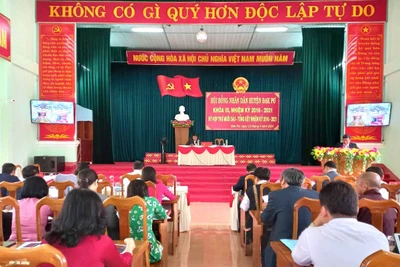 Hội đồng nhân dân huyện Đak Pơ tổng kết nhiệm kỳ 2016-2021