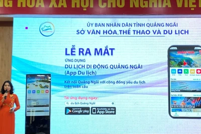 Ra mắt ứng dụng du lịch di động Quảng Ngãi