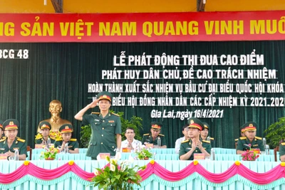 Trung đoàn 48 phát động đợt thi đua cao điểm