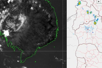 Cảnh báo mưa dông trên khu vực tỉnh Gia Lai