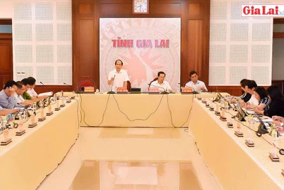 UBND tỉnh Gia Lai sơ kết công tác quý I, triển khai nhiệm vụ quý II-2021