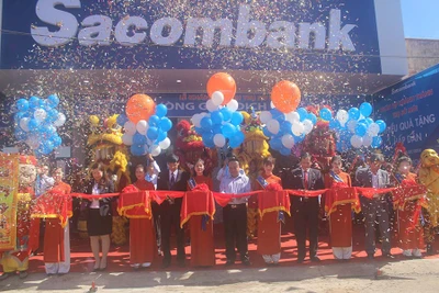 Sacombank khánh thành trụ sở mới Phòng Giao dịch Chư Sê