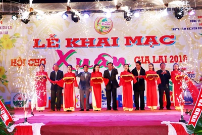 TP. Pleiku: Khai mạc hội chợ xuân Gia Lai 2018