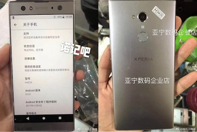 Xperia XA2 Ultra lộ ảnh với màn hình tràn viền